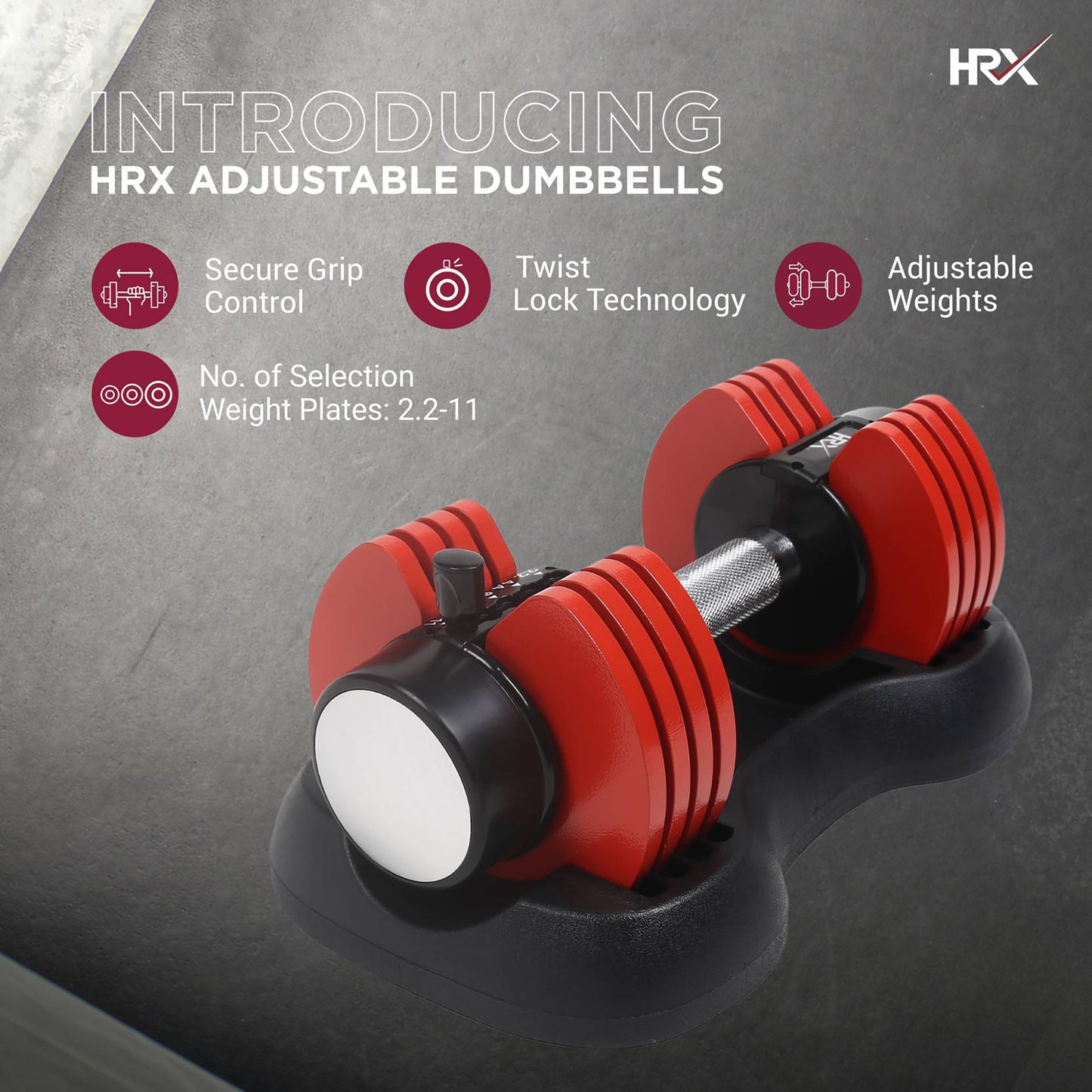 Reach ergonomic handle dumbbells - comfortable grip