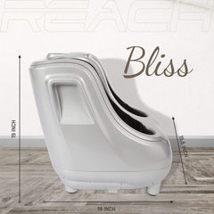 Reach Bliss-N Electric Foot,Leg & Calf Massager | Shiatsu, Acupoint,Vibration & Reflexology Massage | Machine for Pain Relief & Relaxation at Home & Office.