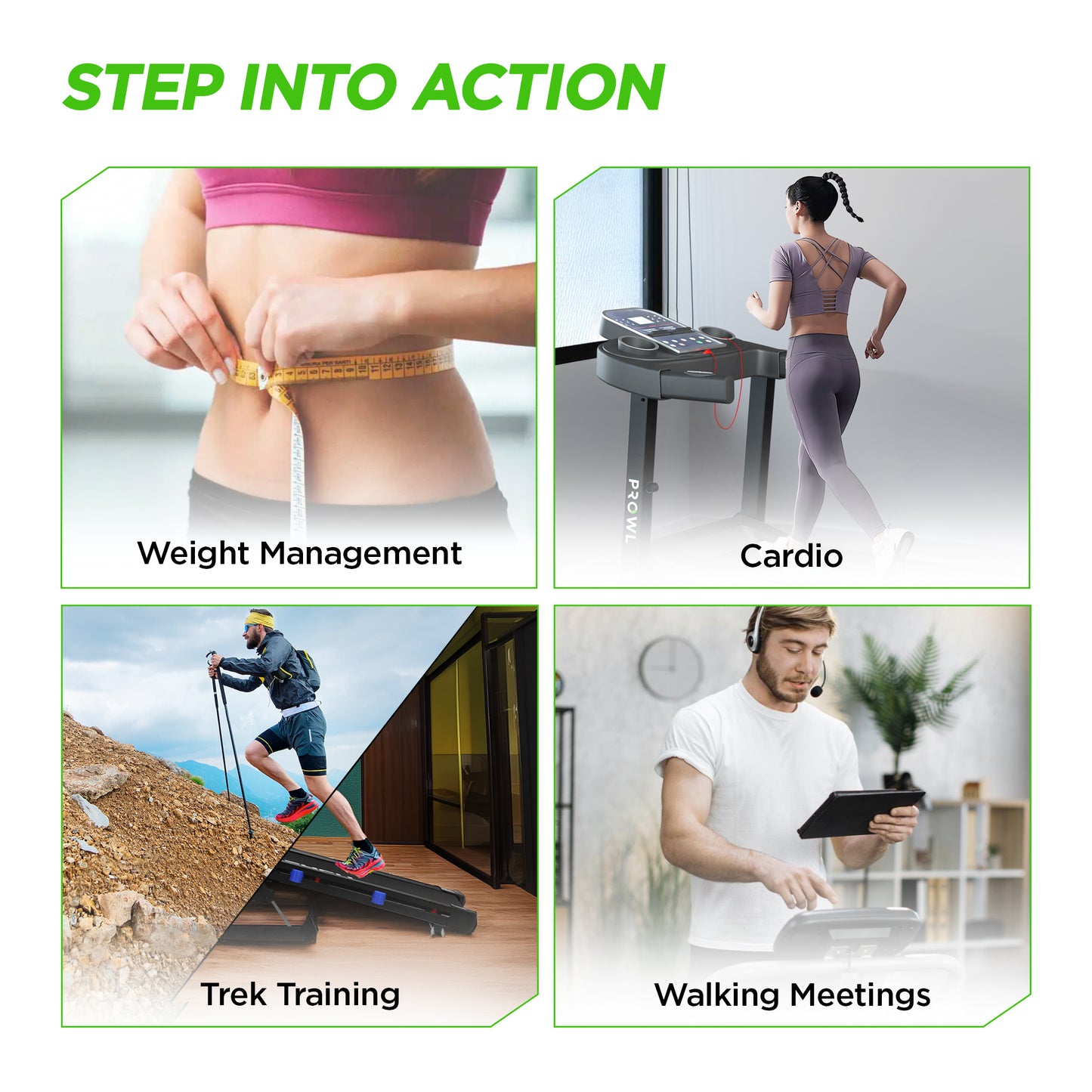 Reach motorized treadmill - Indoor jogging solution