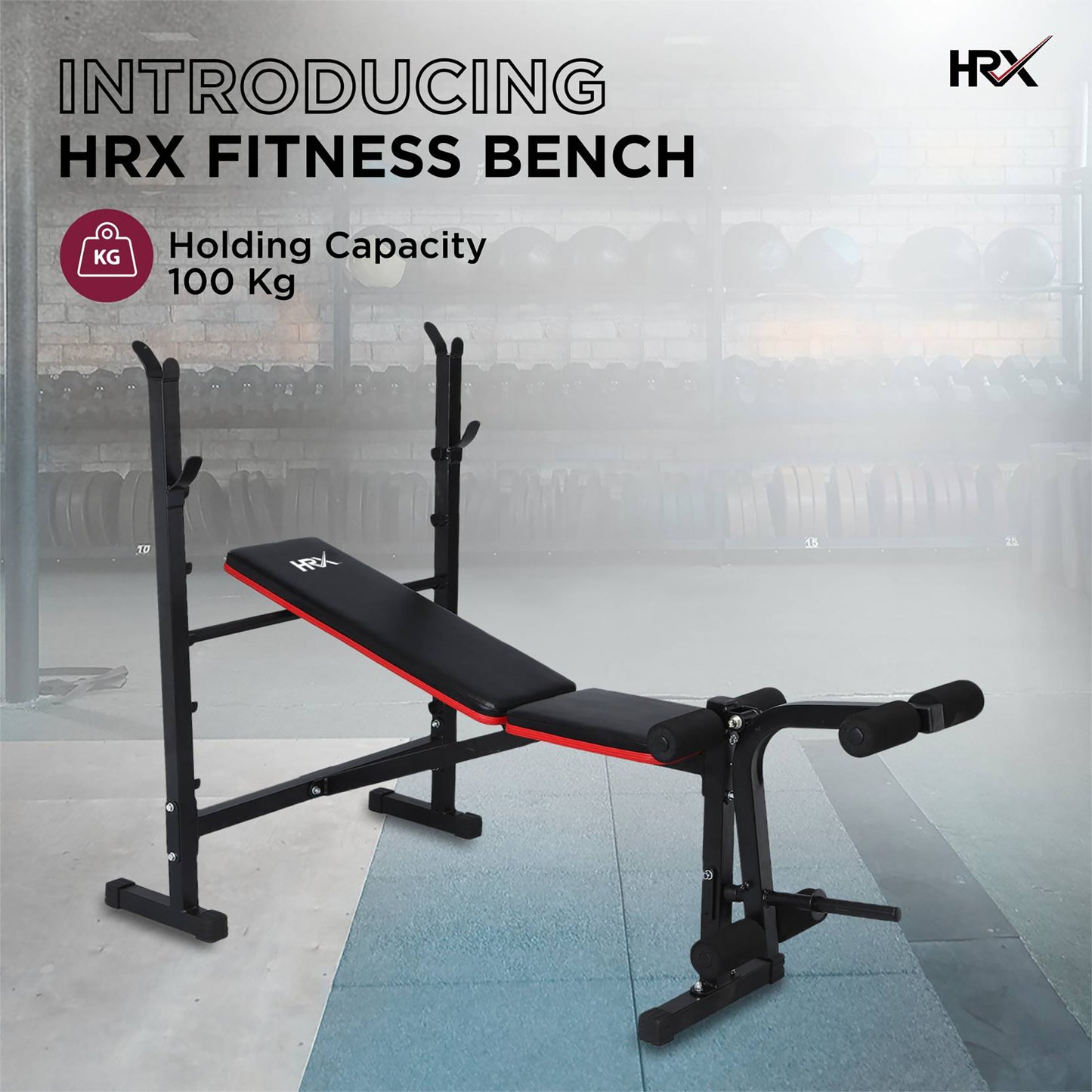 Reach HRX Abdominal Fitness Bench - portable exercise equipment