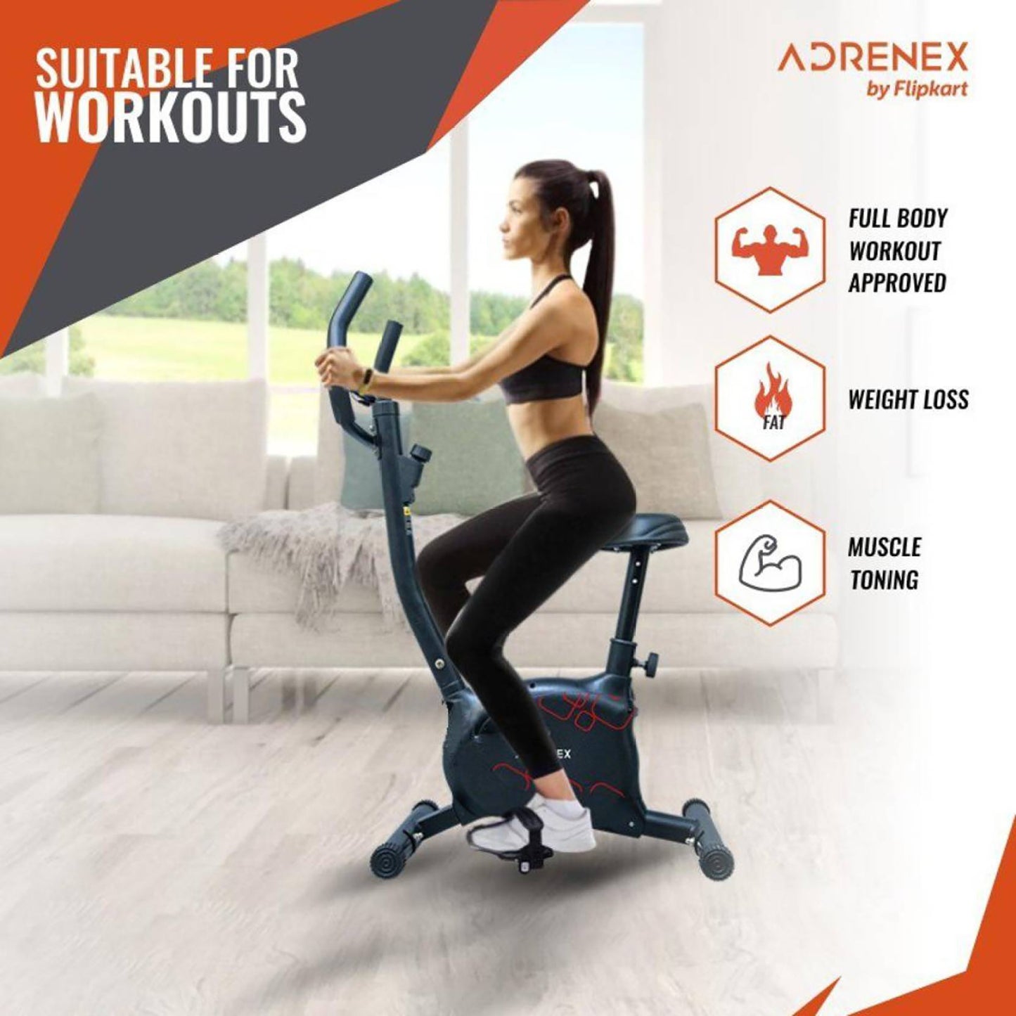 Reach exercise bike - perfect for home workouts