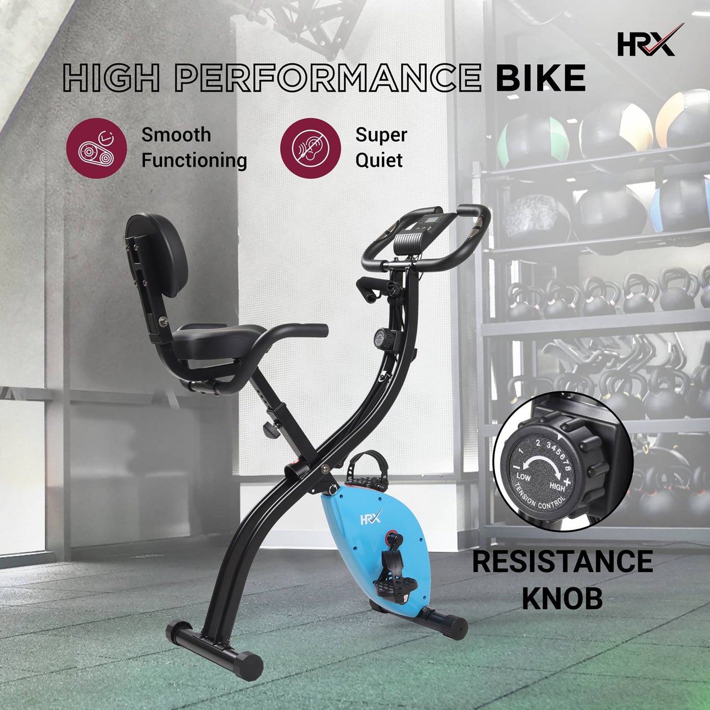 Reach exercise cycle - Adjustable seat fitness