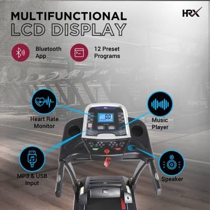 Reach HRX Runner Pro Treadmill - auto incline feature