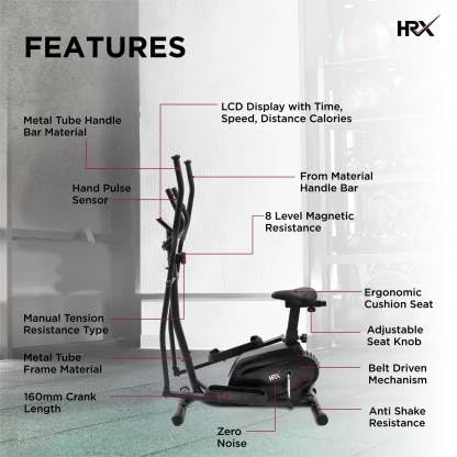 Reach HRX Ignite EB500 elliptical - compact design