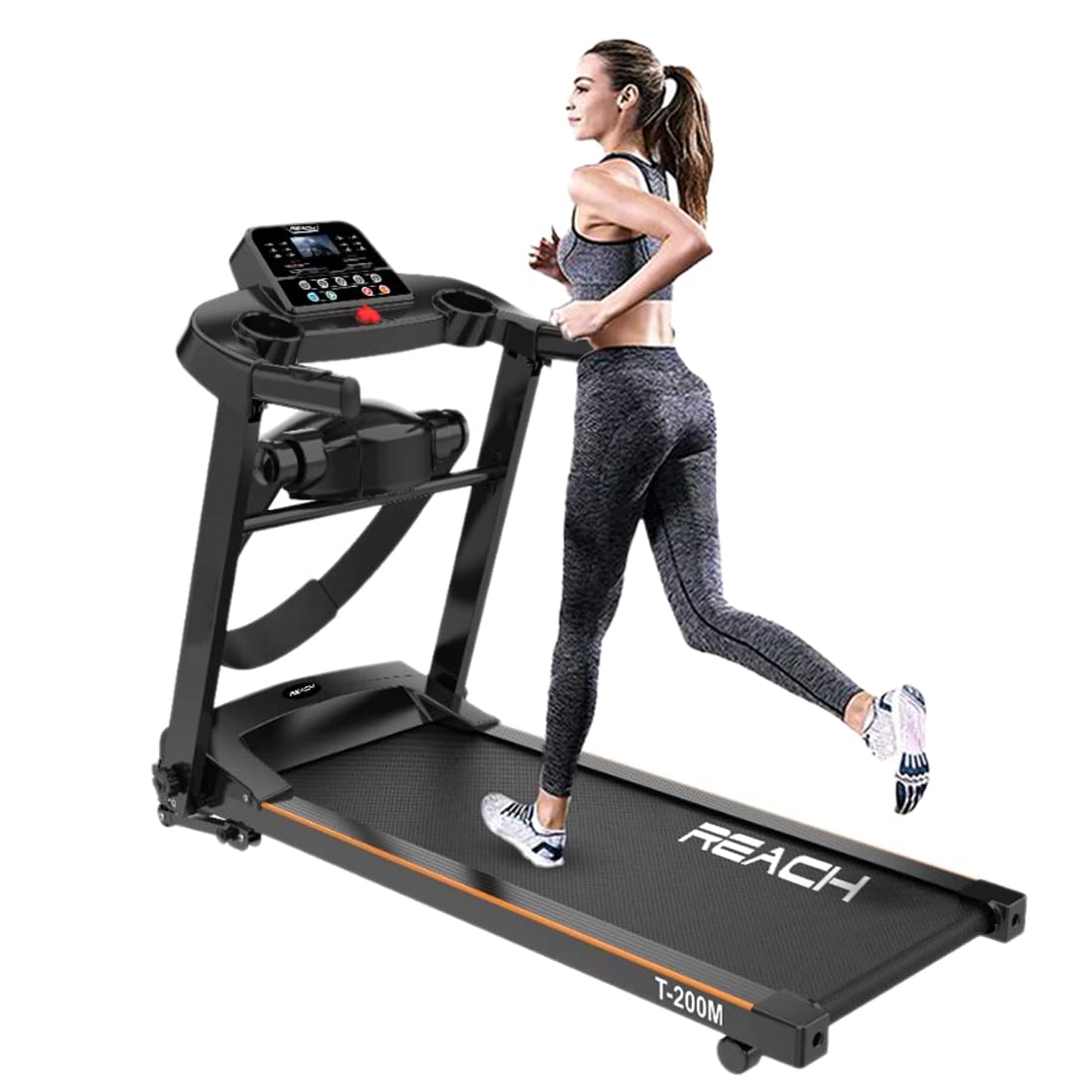 Reach T 200M 4HP Peak Motorized Running Indoor Treadmill for Home Reach Fitness