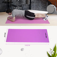 Reach Yoga Mat for Gym Workout and Yoga Exercises with 6 mm Thickness, Anti Slip Exercise Mat With Skin Friendly Material Suitable for Men & Women