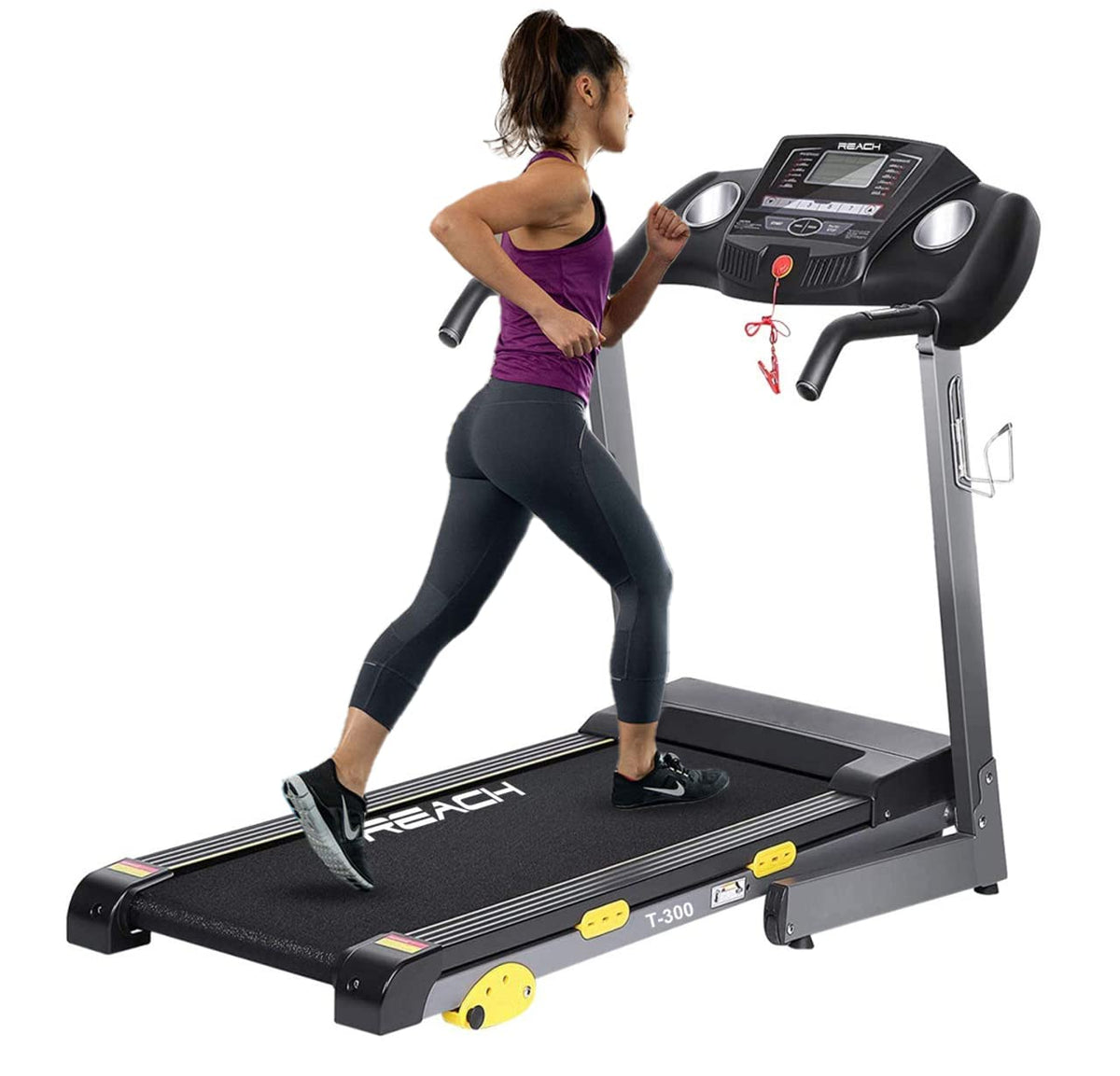 Reach T 300 4 HP Peak Motorized Treadmill for Home Gym Hydraulic Reach Fitness