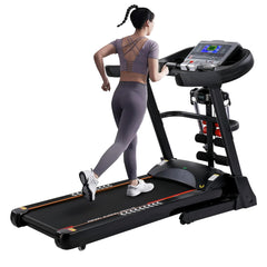 REACH Athlete Pro 3.5 HP Peak DC Motorized Foldable Treadmill for Home Use with Massager | 15 Levels Auto Incline | Max Speed 18 Km/H & User Wt. 150 Kg | Running Machine for Home Gym | LCD & Bluetooth