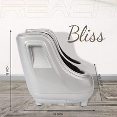 Reach Bliss Electric Foot Leg Calf Massager With Shiatsu, Acupoint,vibration & Reflexology Massage Machine For Pain Relief Relaxation at Home and Office.