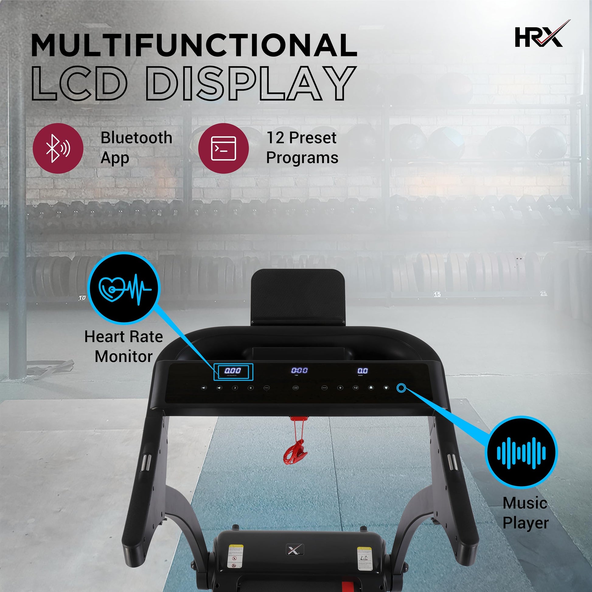 Reach HRX Jogger Pro Treadmill - Apartment Friendly Design