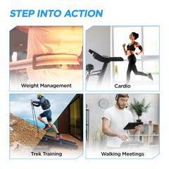 REACH Runner Pro 3HP Peak DC Motorized Foldable Treadmill + Massager & Twister | 15 Level Auto Incline | Max Speed 16 Km/H & User Wt. 130 Kg | Running Machine for Home Gym with LCD Display & Bluetooth