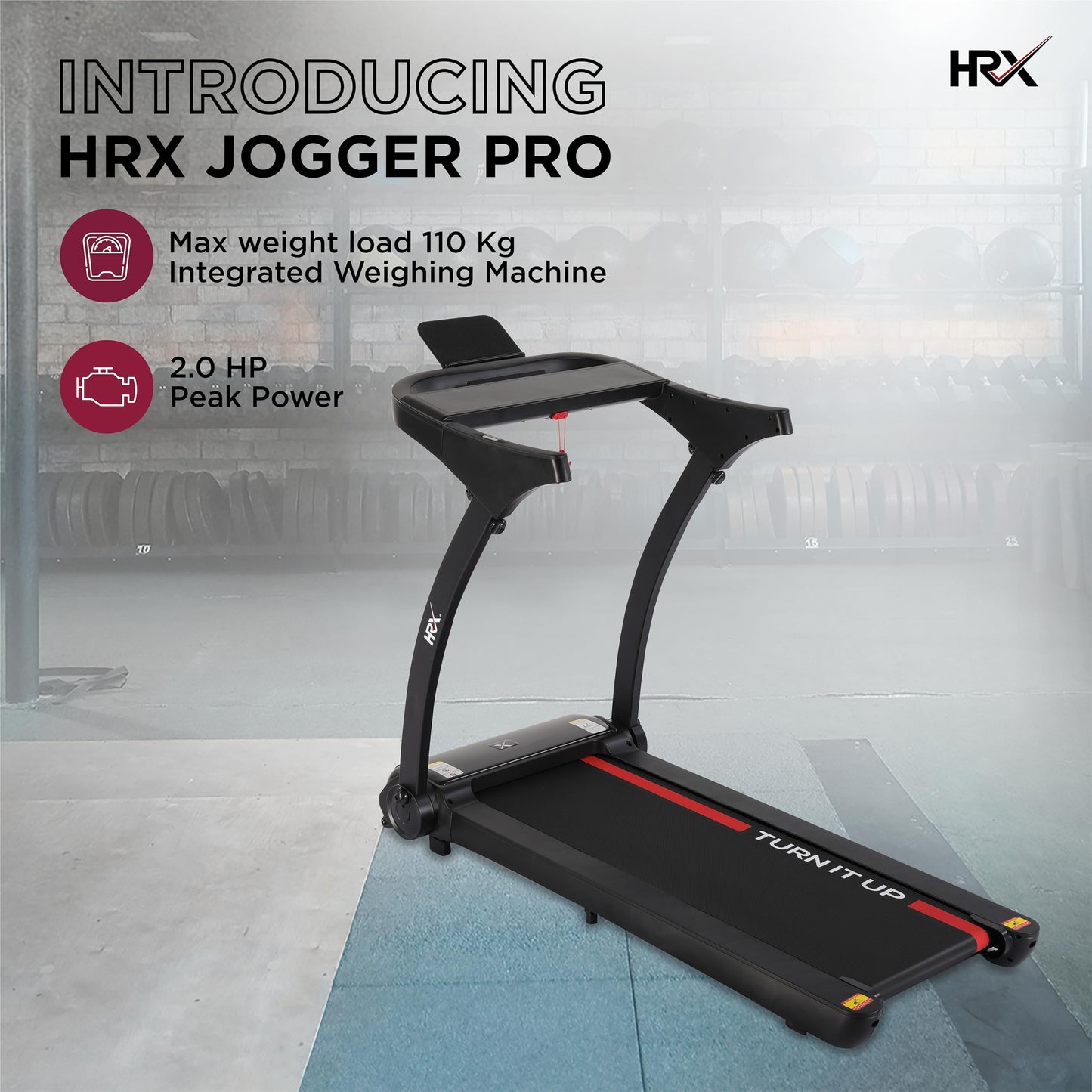 Reach HRX Jogger Pro Treadmill - Outdoor Fitness