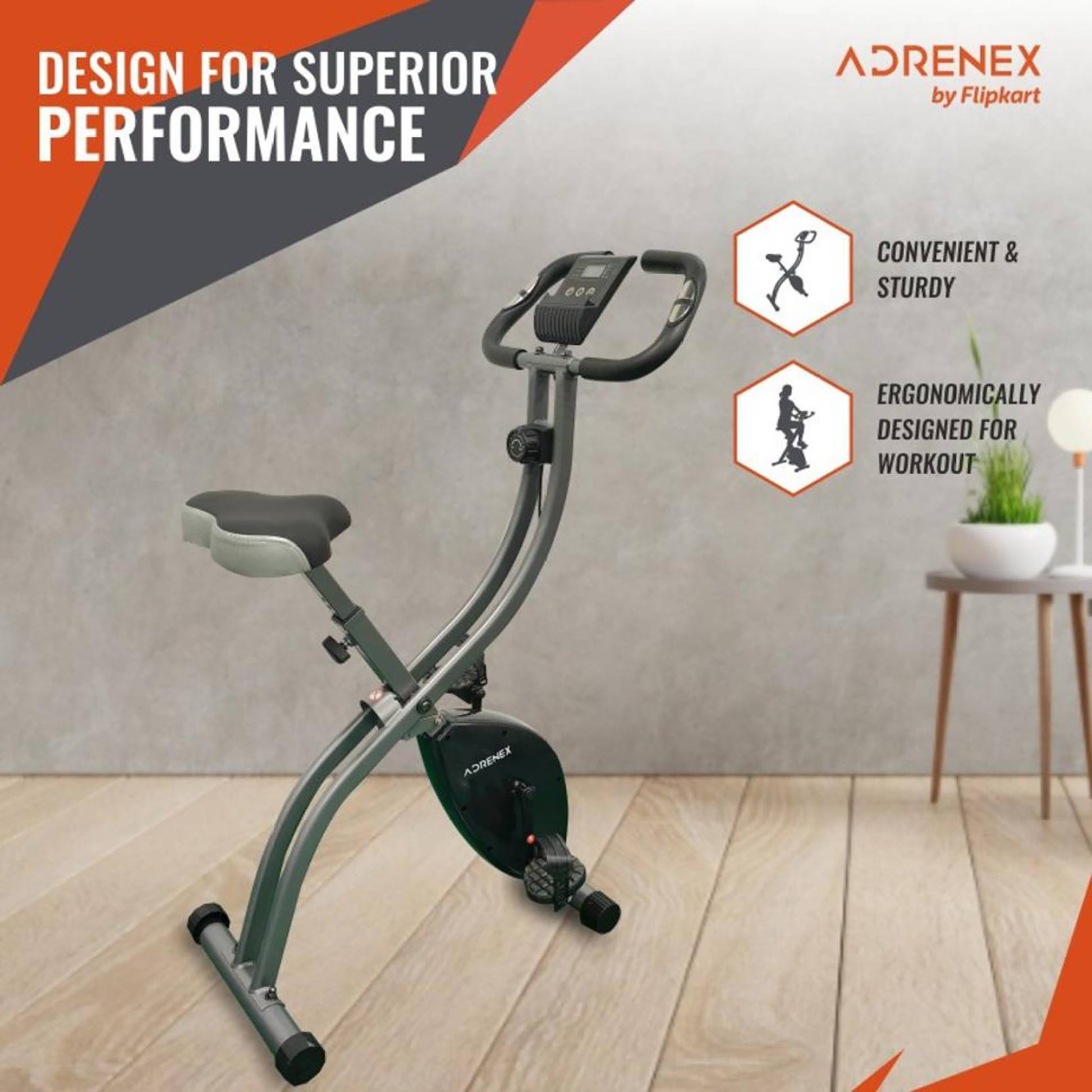 Reach exercise bike - Adjustable resistance machine