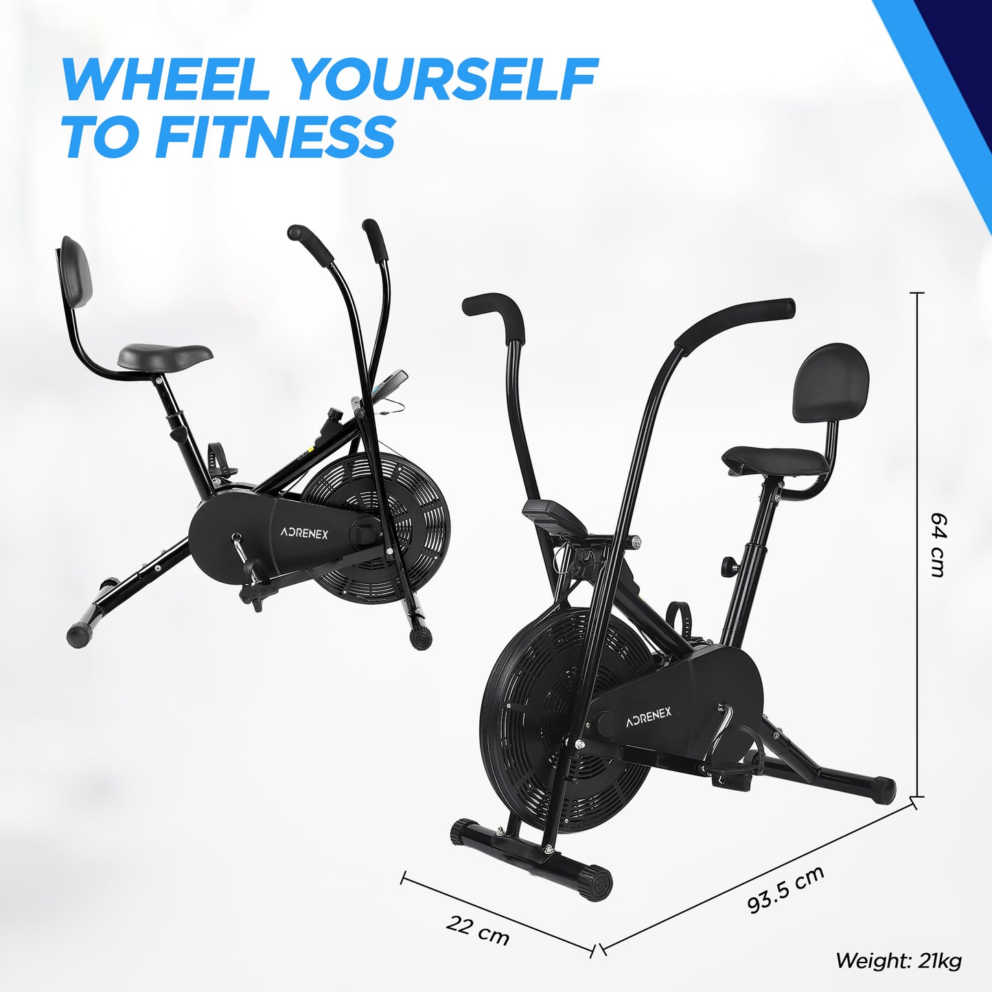 Reach AIRBIKE110BS Bicycle - Compact Home Gym