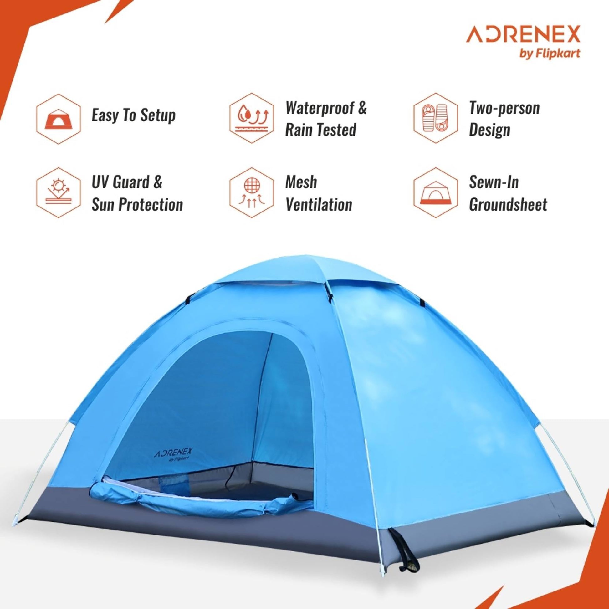 Reach Portable Camping Tent - Spacious interior for relaxation