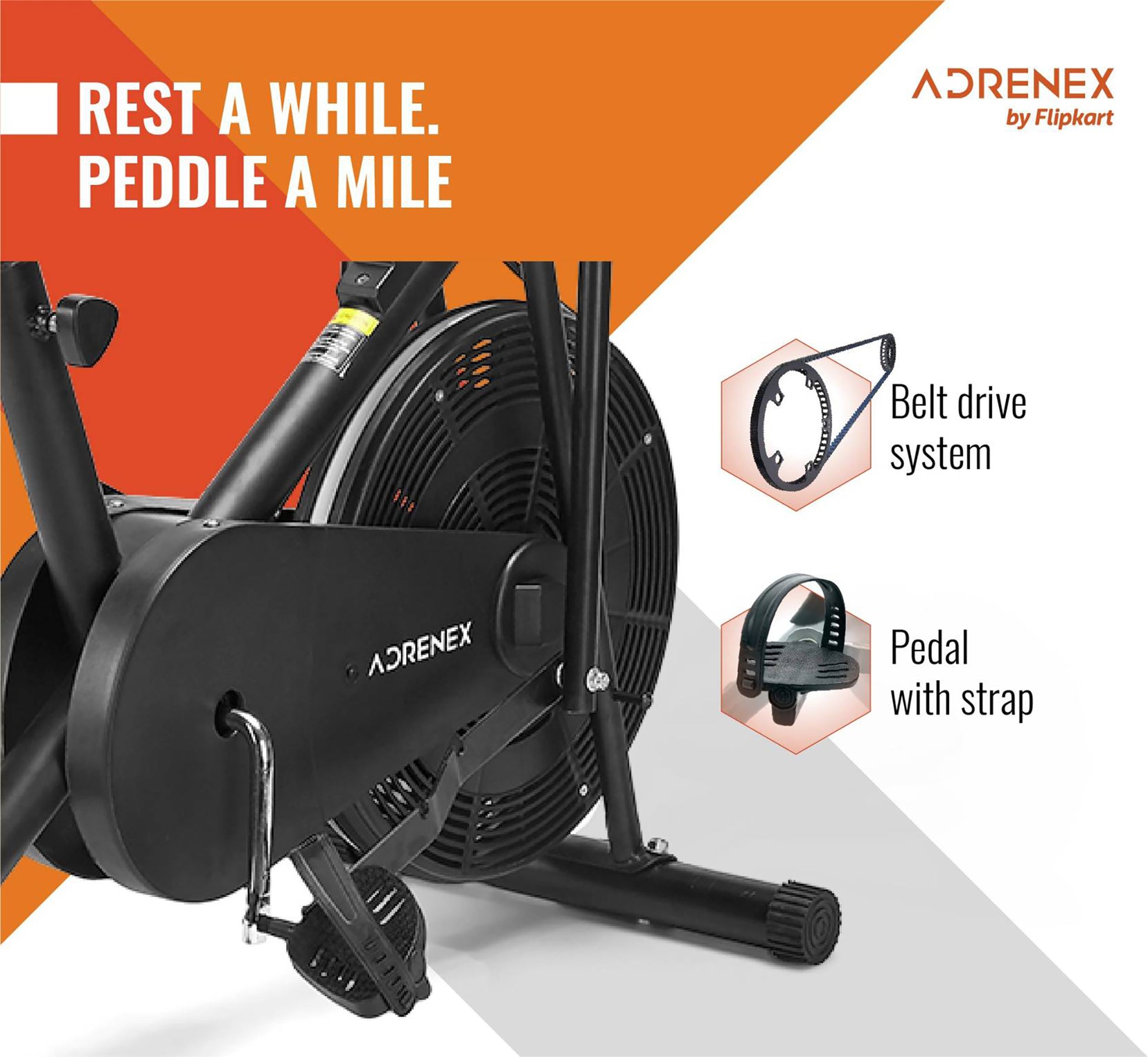 Reach AIRBIKE110 Exercise Bicycle - Indoor Cycling Essentials