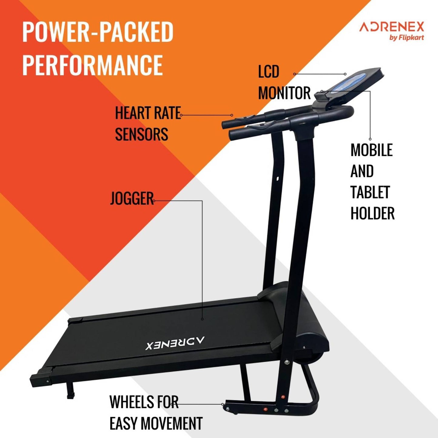 Reach AD-90 treadmill - Compact exercise equipment