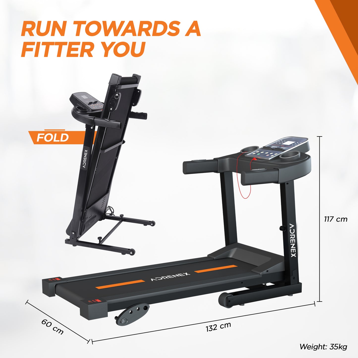 Reach home gym treadmill - Adjustable workout equipment