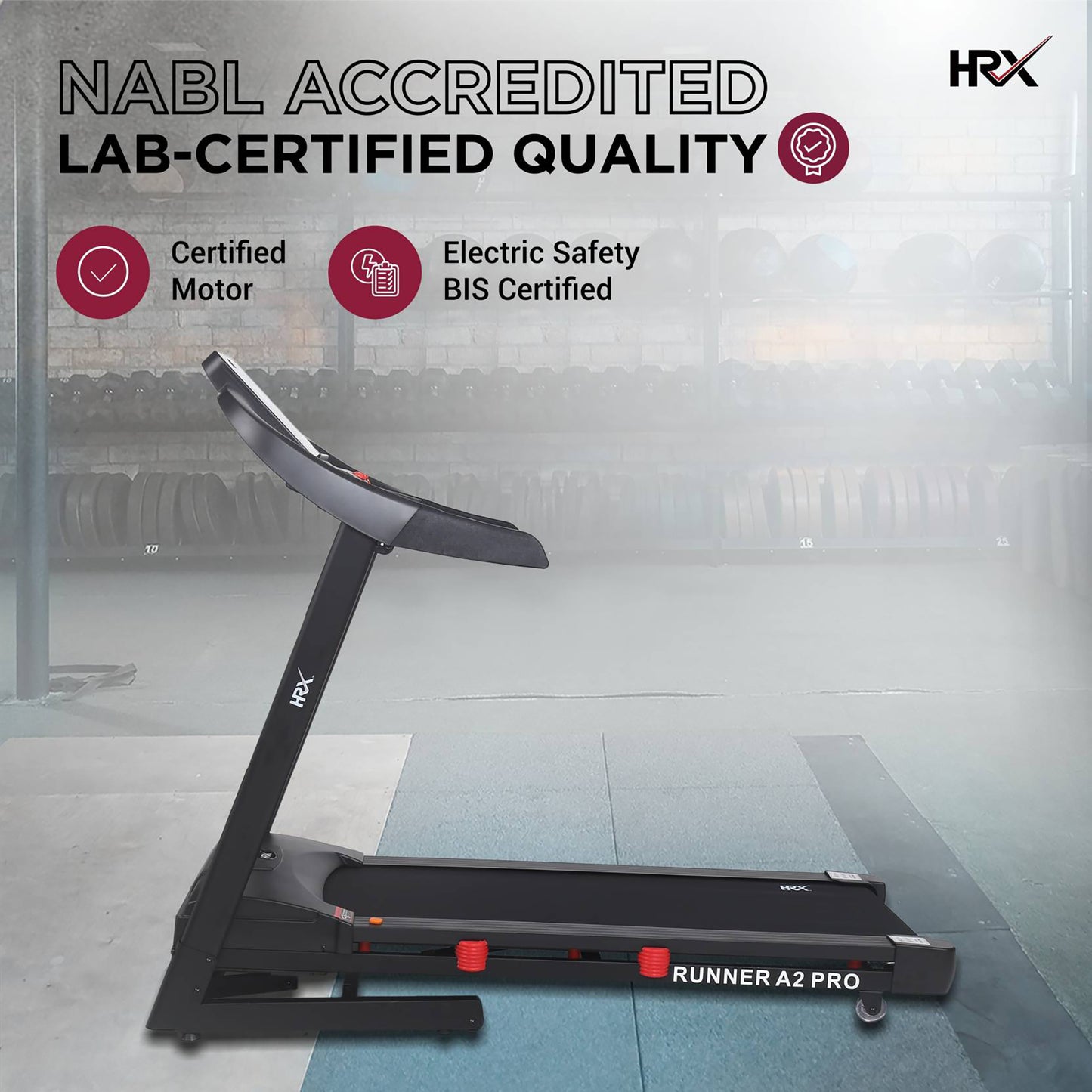 Reach HRX treadmill - Automatic incline feature