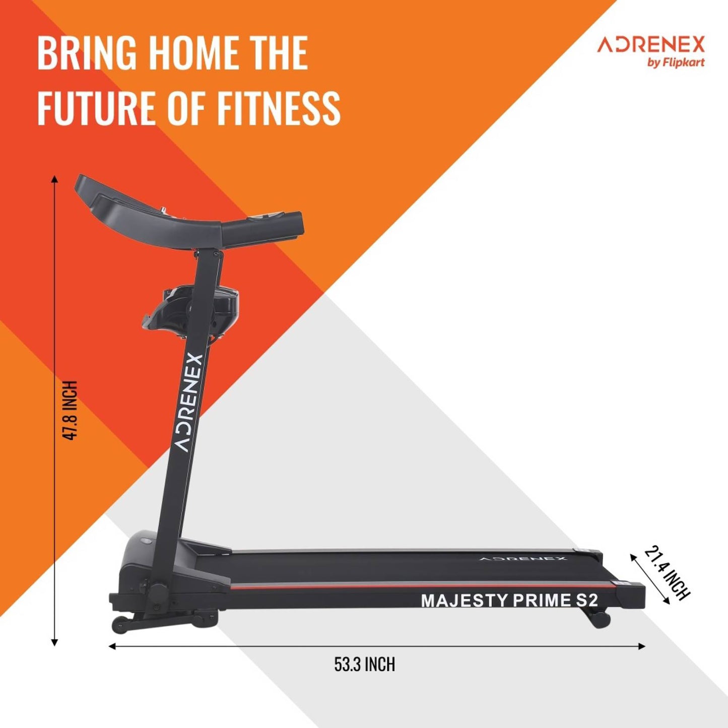 Reach treadmill - at home gym setting