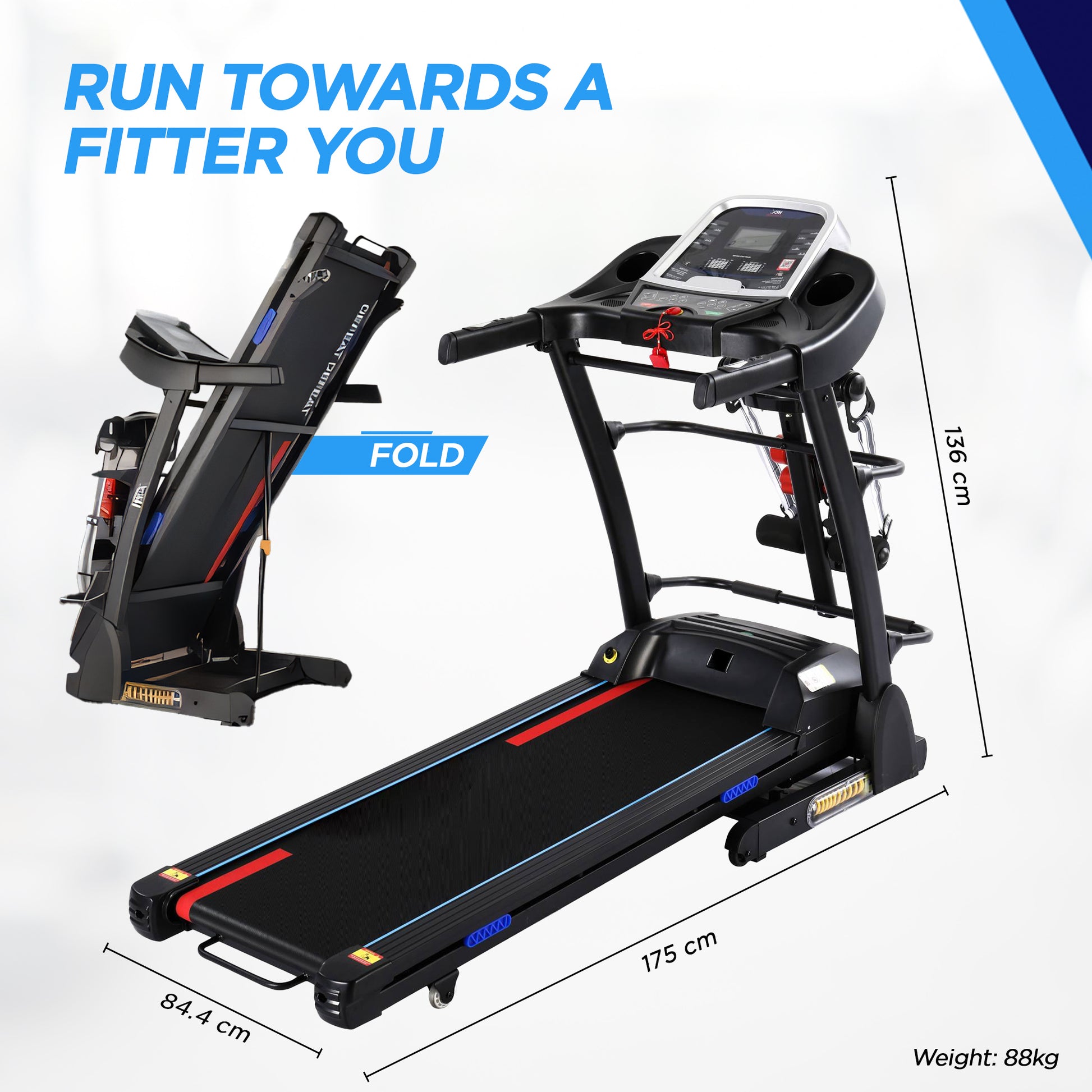 User Profitness Treadmill Cardio Machines Pro Fitness T3000