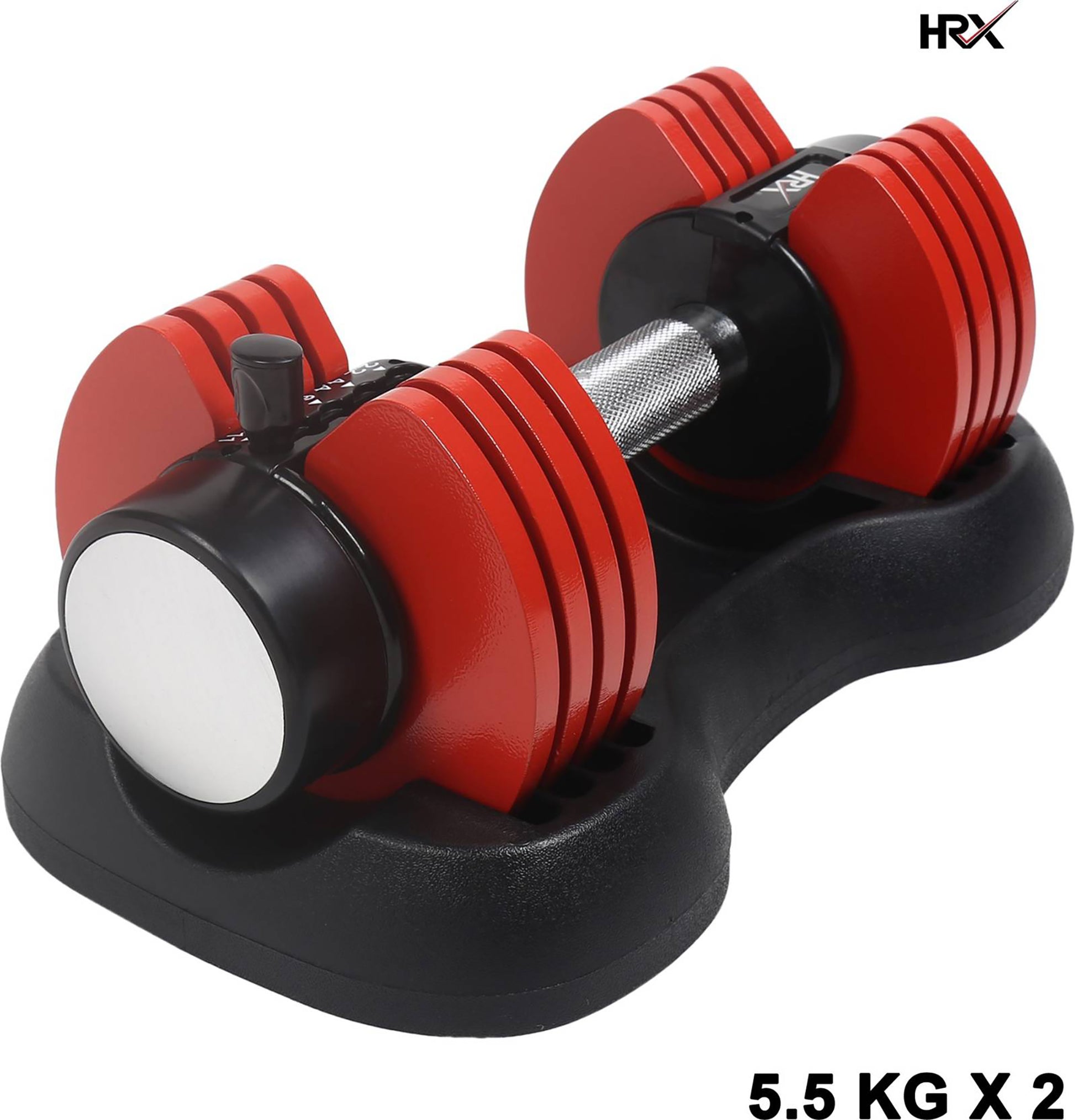 Reach adjustable iron dumbbells - easy weight adjustment