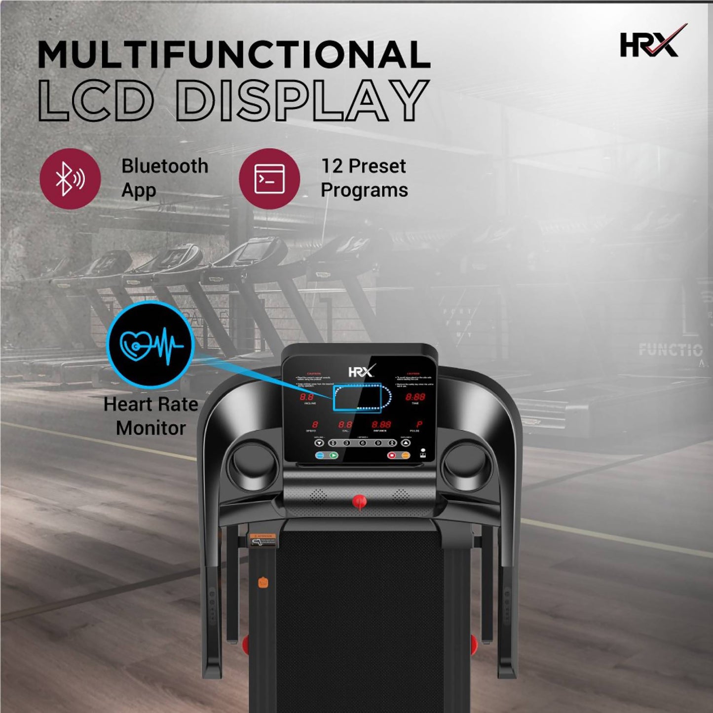 Reach treadmill - Bluetooth feature for connectivity