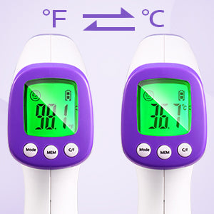 Temperature can be measured in both Fahrenheit and Celsius. 