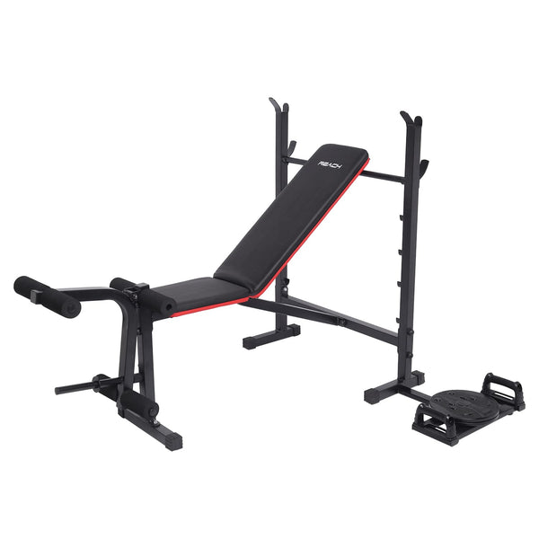 Reach Abdominal AB Cruncher Exercise Sit-Up Bench for Home Gym
