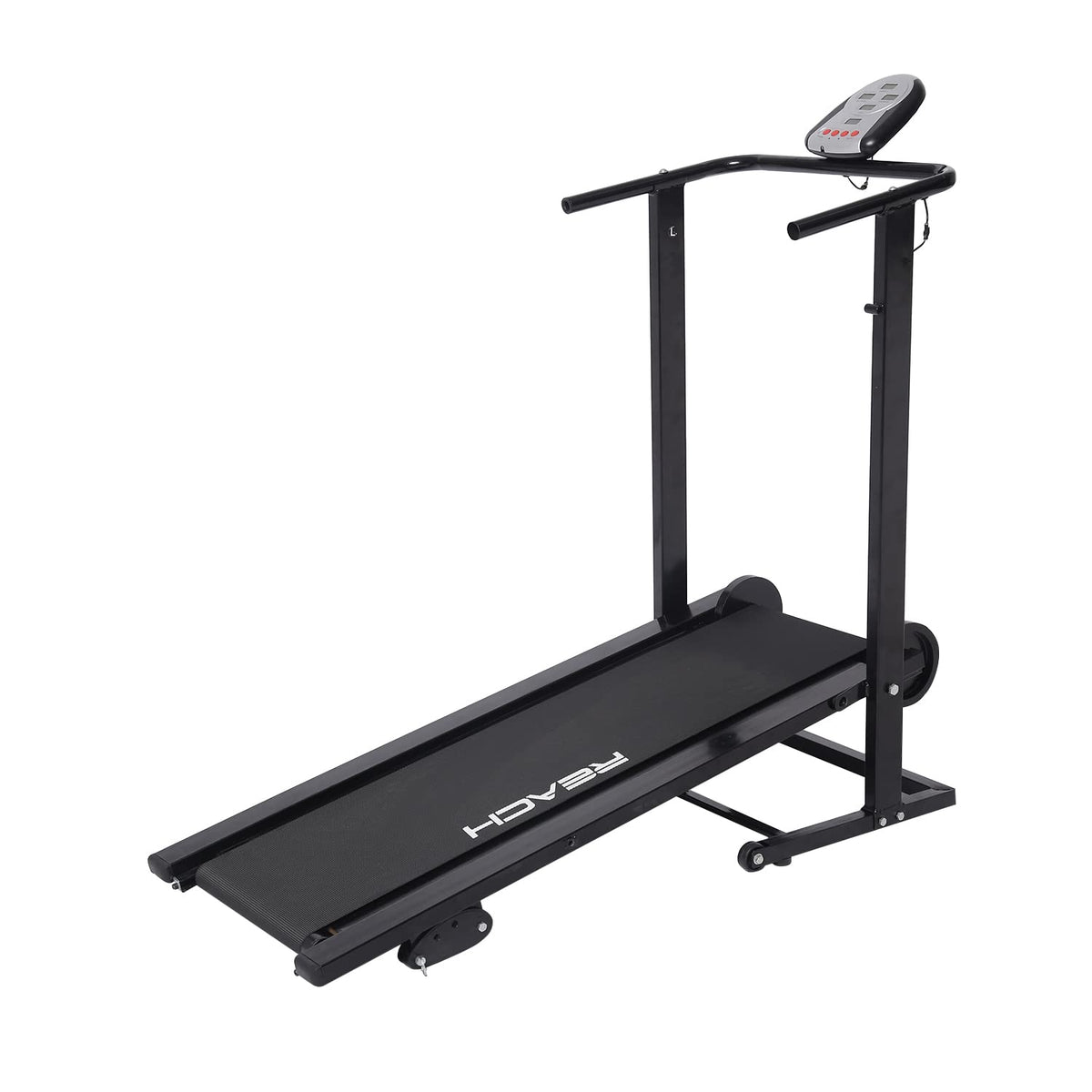 ELEV8 by Reach Manual Treadmill | Foldable Treadmill with Wheels | Walking & Running Machine for Home Gym | with Manual Incline | Max User Weight 100 Kgs | 12 Month Warranty