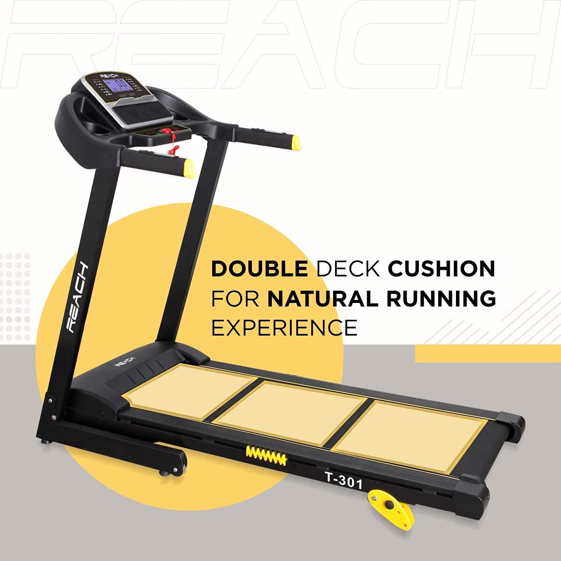 Buy Reach T-400 [4HP Peak] Multipurpose Automatic Treadmill with Manual  Incline and LCD Display Perfect for Home use - Electric Motorized Running  Machine for Home Gym ( Max Speed 12km/hr) Online at